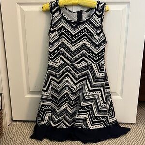 Stylish navy and White Dress